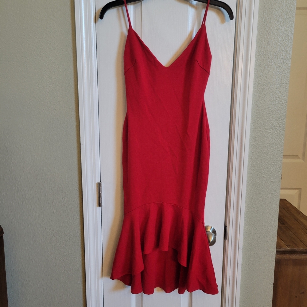 Love culture red dress size small